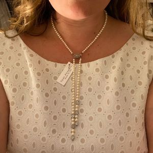 Toni Federici Bridal Pearl and Crystal Necklace